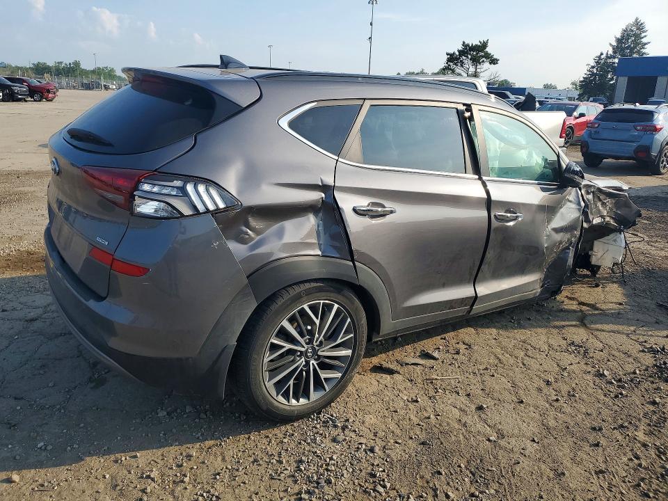 2021 Hyundai Tucson VIN KM8J3CAL6MU352922 COPART salvage auction — FRONT END, Mi - Scrap Certificate Of Title, sold $2,650 on 2026-07-31 (photo 3)