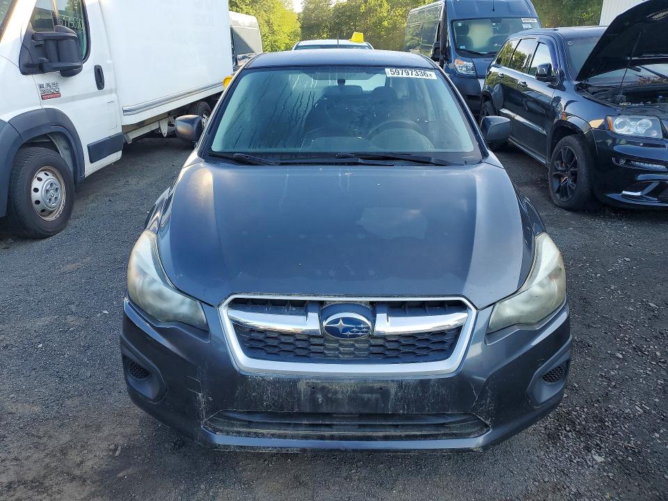 2013 Subaru Impreza VIN JF1GPAA60DH814097 COPART salvage auction — REAR END, CT - CERTIFICATE OF TITLE (P), sold $2,000 on 2026-07-30 (photo 5)