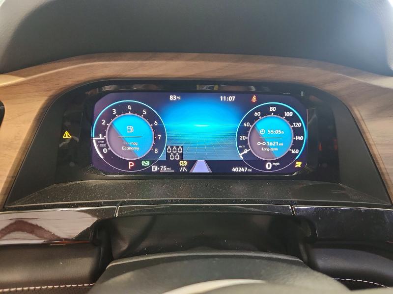 2025 Volkswagen Atlas VIN 1V2HR2CA2SC518782 COPART salvage auction — FRONT END, IN - CERTIFICATE OF TITLE (P), sold $13,800 on 2026-07-22 (photo 9)