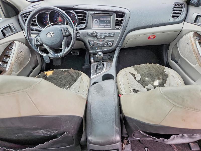 2012 Kia Optima VIN 5XXGN4A74CG040765 COPART salvage auction — FRONT END, TX - CERTIFICATE OF TITLE, sold $300 on 2026-07-28 (photo 8)