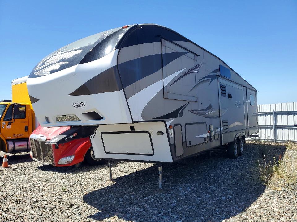 2016 Keystone Cougar VIN 4YDF33620G2501896 — COPART salvage auction photo