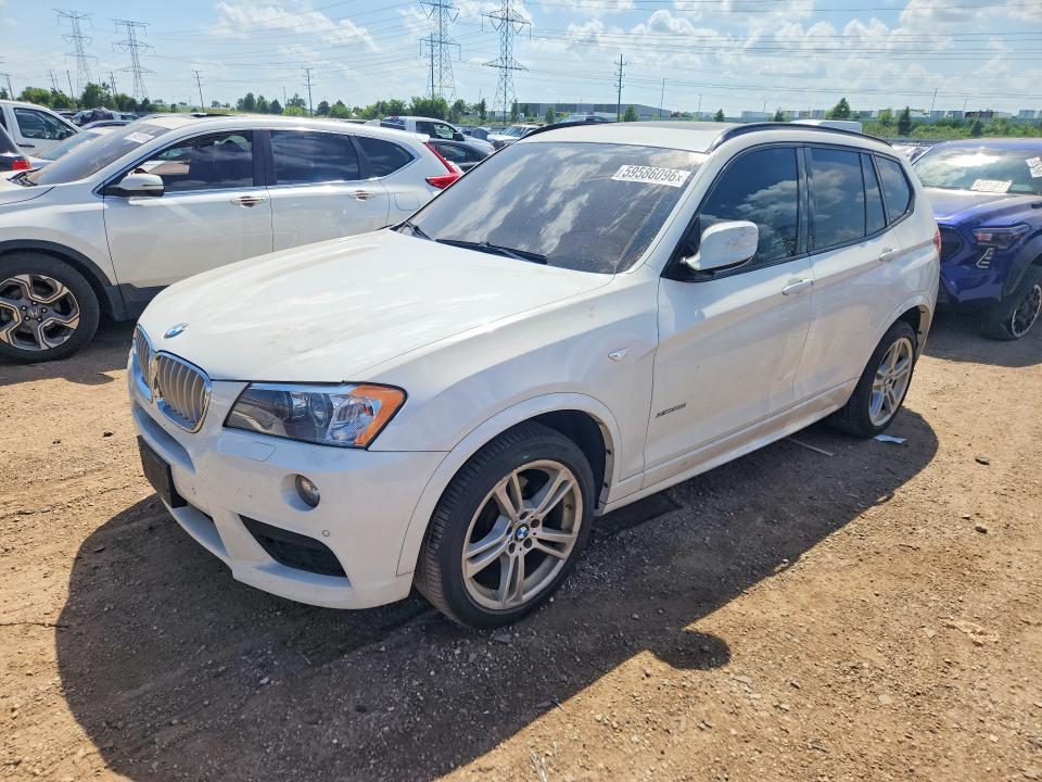 2014 BMW X3 VIN 5UXWX9C50E0D15729 COPART salvage auction — MECHANICAL, Il - Certificate Of Title, sold $1,250 on 2026-07-28 (photo 1)