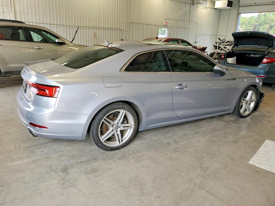 2018 Audi A5 VIN WAUPNAF58JA008428 COPART salvage auction — FRONT END, Salvage Title, sold $8,300 on 2026-08-20 (photo 3)