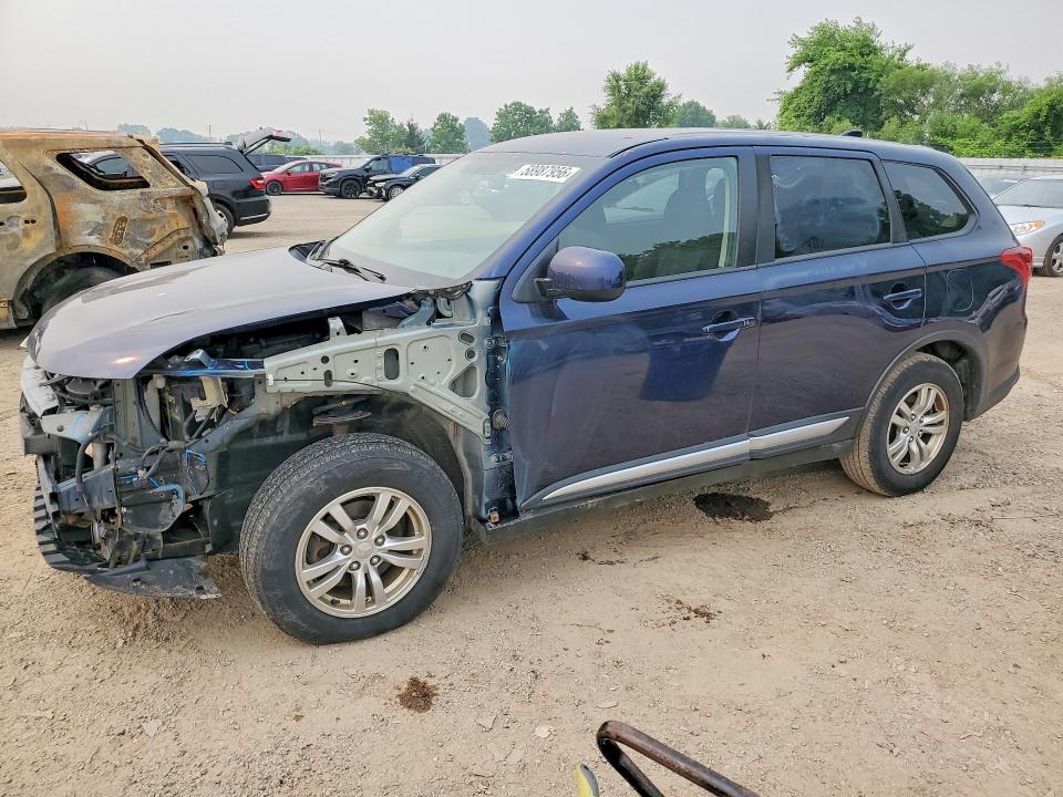 2019 Mitsubishi Outlander VIN JA4AZ2A36KZ605177 COPART salvage auction — FRONT END, ON - PERMIT NO BRAND - UNFIT, sold $1,100 on 2026-07-28 (photo 1)