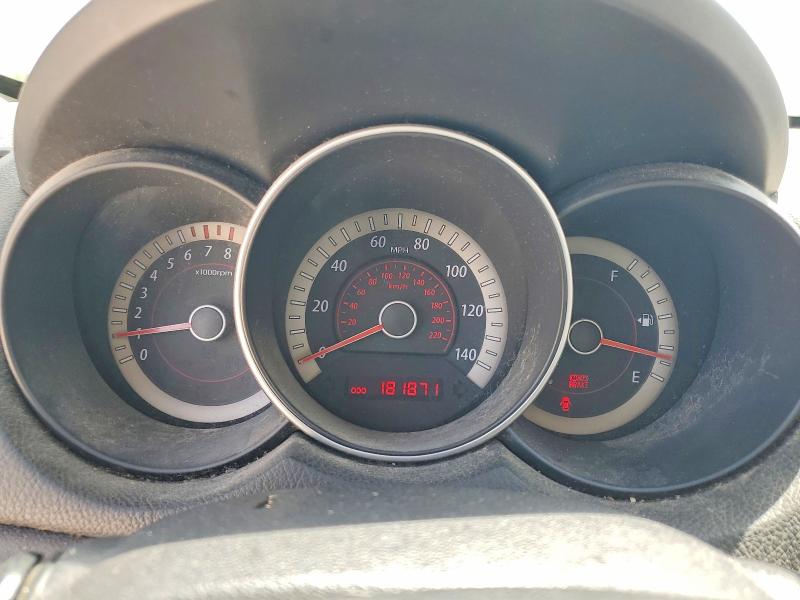 2012 Kia VIN KNAFT4A21C5487092 COPART salvage auction — MINOR DENT/SCRATCHES, Tx - Certificate Of Title, sold $775 on 2026-07-09 (photo 9)