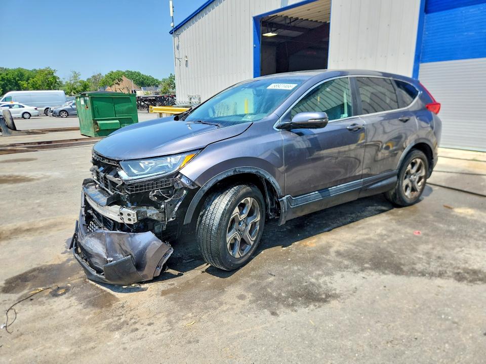 2019 Honda Cr-v VIN JHLRW2H81KX007645 COPART salvage auction — FRONT END, Nj - Cert Of Title-Salvage, sold $5,400 on 2026-07-28 (photo 1)