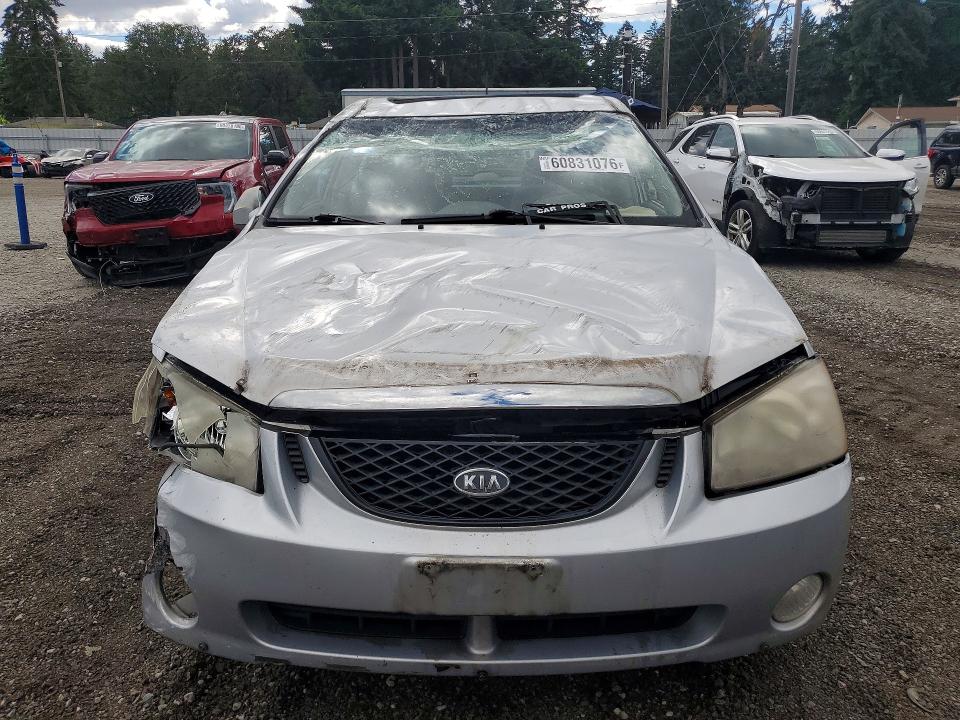 2005 Kia Spectra VIN KNAFE161755113808 COPART salvage auction — FRONT END, WA - BILL OF SALE, sold $250 on 2026-07-31 (photo 5)