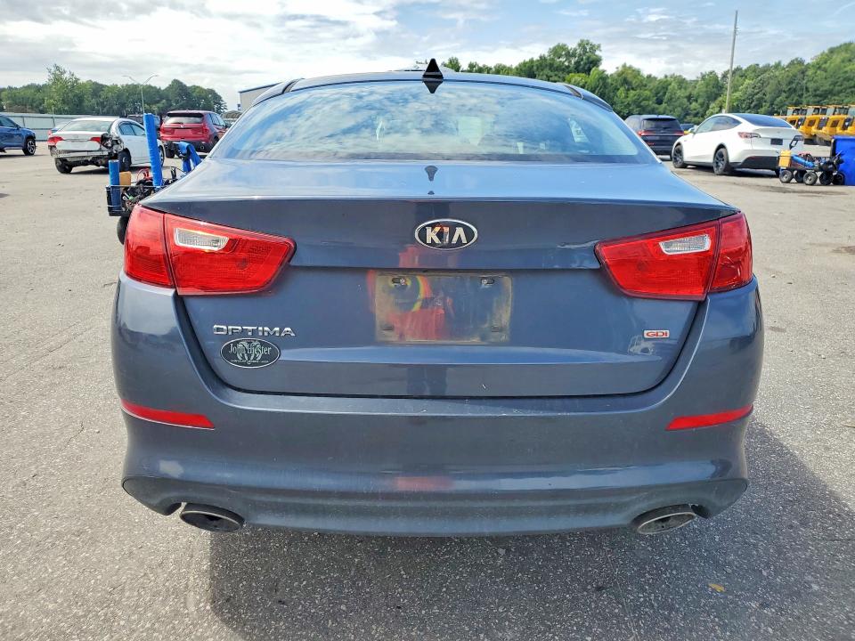 2015 Kia Optima VIN KNAGM4A7XF5608266 COPART salvage auction — FRONT END, Nc - Salvage Certificate Of Title, sold $350 on 2026-07-28 (photo 6)