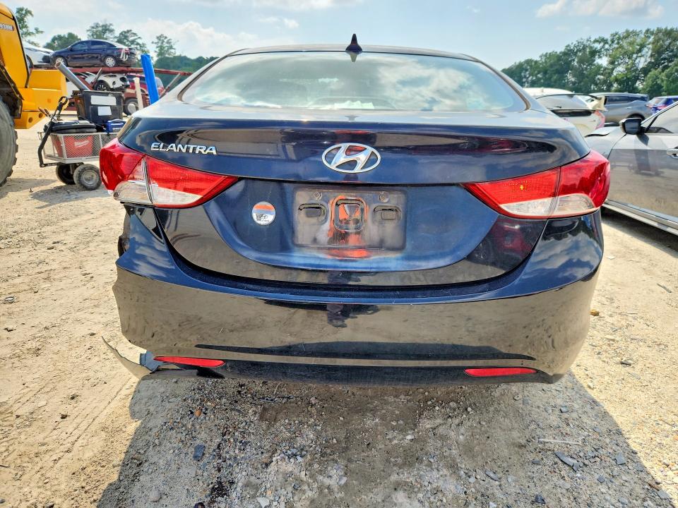 2013 Hyundai Elantra VIN KMHDH4AE8DU611917 COPART salvage auction — REAR END, Va - Cert Of Title - Salvage, sold $100 on 2026-07-28 (photo 6)