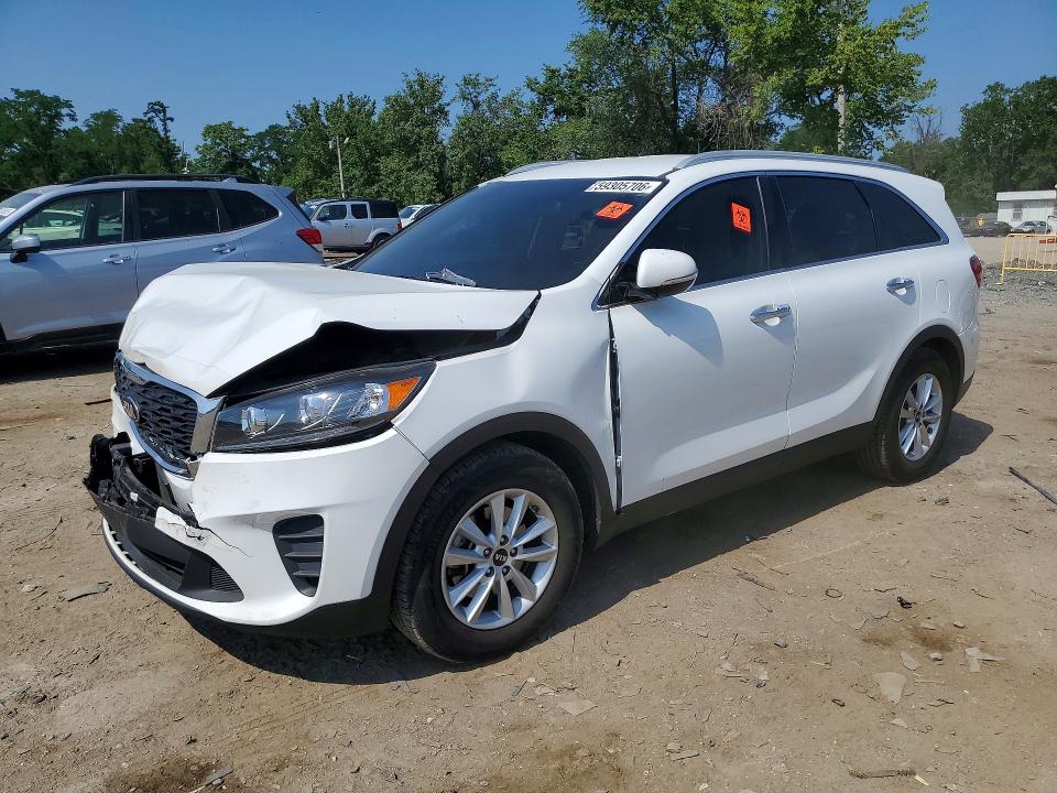 2019 Kia Sorento VIN 5XYPG4A36KG528648 COPART salvage auction — FRONT END, Md - Cert Of Salvage > 75% Damage, sold $1,500 on 2026-07-30 (photo 1)