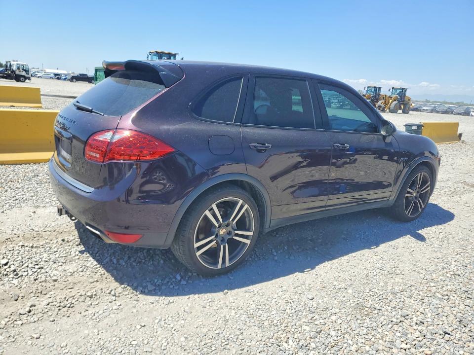 2012 Porsche Cayenne VIN WP1AE2A21CLA90469 COPART salvage auction — HAIL, Co - Certificate Of Title, sold $2,600 on 2026-08-20 (photo 3)