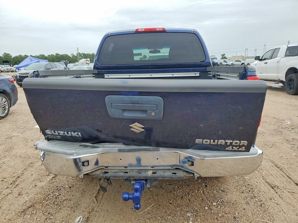 2010 Suzuki Equator VIN 5Z61D0EV7AC418599 COPART salvage auction — REAR END, Tx - Salvage Vehicle Title, sold $1,750 on 2026-07-28 (photo 6)