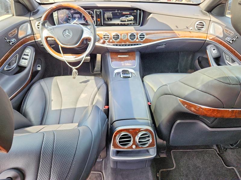 2015 Mercedes-benz S-klasse VIN WDDUG8FB4FA176241 COPART salvage auction — REAR END, Va - Cert Of Title - Salvage, sold $7,000 on 2026-07-29 (photo 8)