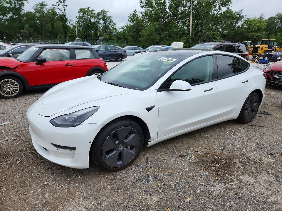 2023 Tesla Model 3 VIN 5YJ3E1EAXPF559220 — COPART salvage auction photo