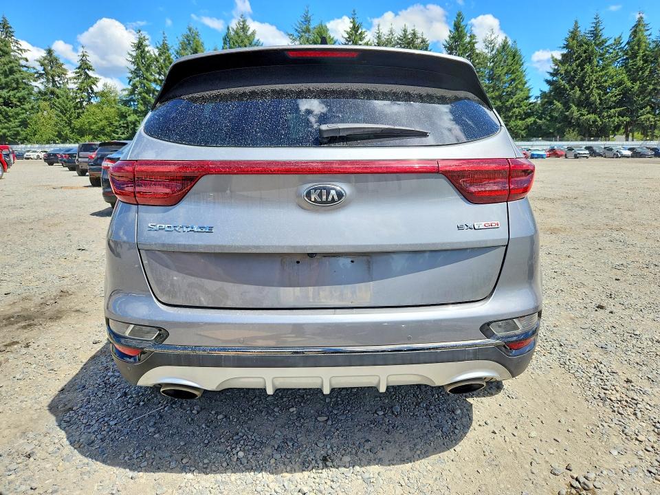 2022 Kia Sportage VIN KNDPR3A66N7964917 COPART salvage auction — FRONT END, WA - BILL OF SALE, sold $3,750 on 2026-07-31 (photo 6)