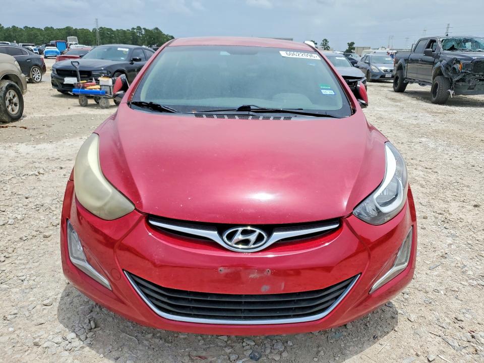 2014 Hyundai Elantra VIN KMHDH4AE4EU186021 COPART salvage auction — MECHANICAL, Tx - Certificate Of Title, sold $400 on 2026-07-17 (photo 5)