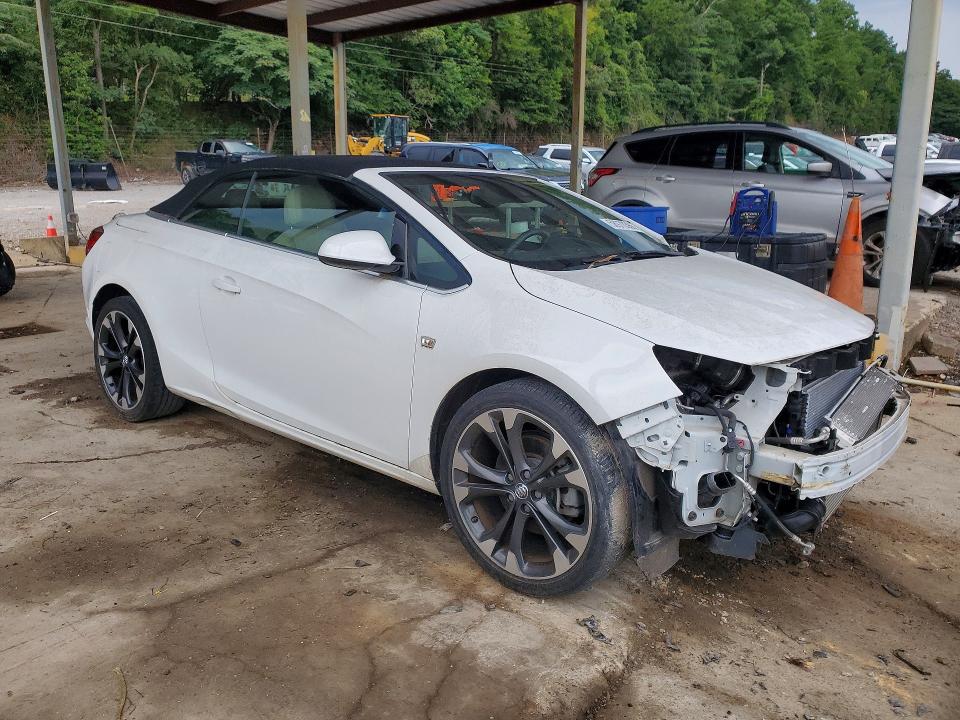 2016 Buick Cascada VIN W04WT3N51GG093498 COPART salvage auction — FRONT END, Al - Cert Of Title-Salvage Title, sold $1,300 on 2026-07-14 (photo 4)
