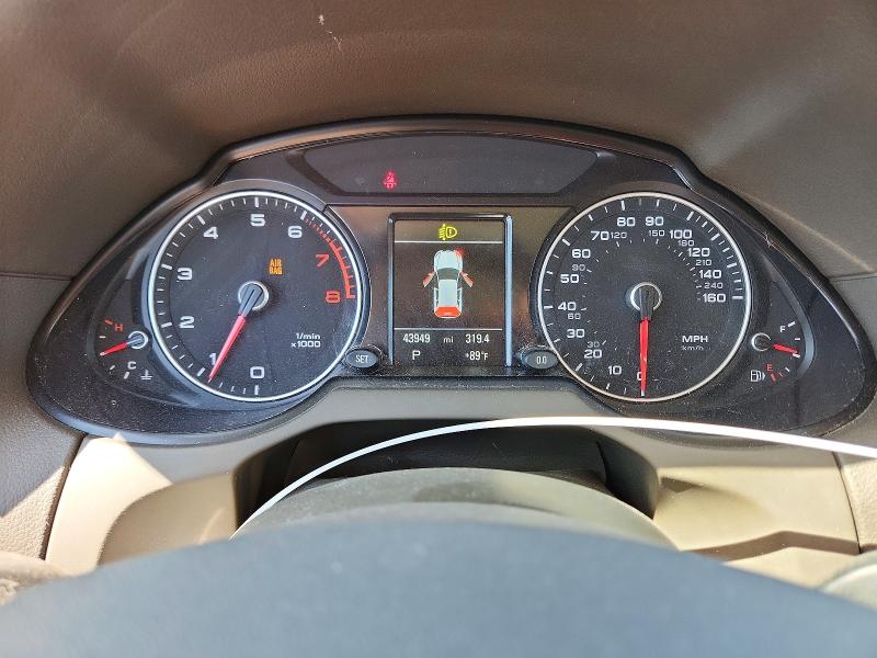 2015 Audi Q5 VIN WA1CFAFP1FA138990 COPART salvage auction — FRONT END, Ca - Salvage Certificate, sold $2,950 on 2026-08-28 (photo 9)