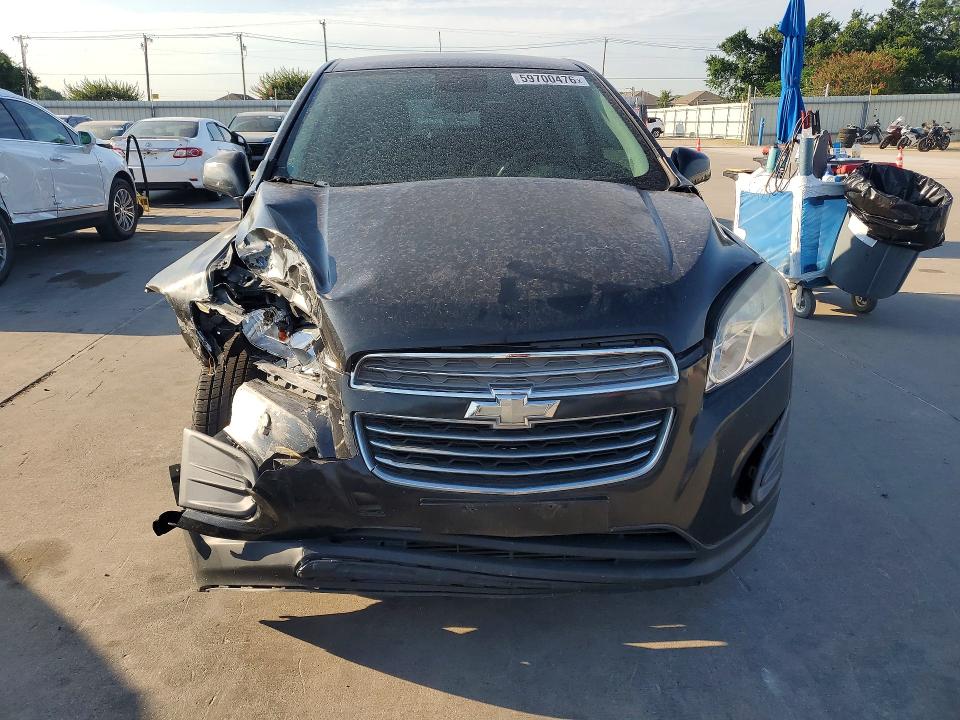2016 Chevrolet VIN KL7CJKSB9GB680142 COPART salvage auction — FRONT END, TX - SALVAGE VEHICLE TITLE (P), sold $1,000 on 2026-07-09 (photo 5)