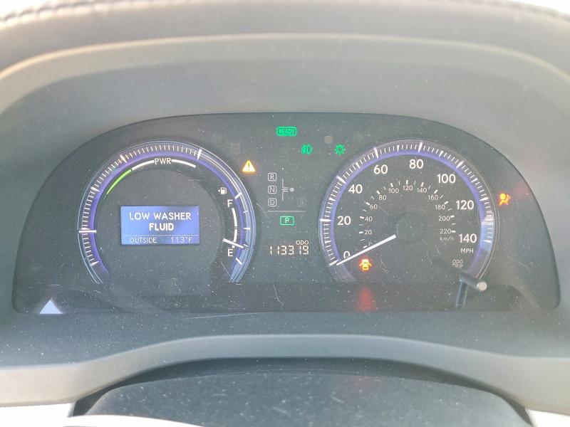2011 Lexus Hs 250h VIN JTHBB1BA9B2047578 COPART salvage auction — FRONT END, Ca - Lien Papers-Salvage Or Ac, sold $675 on 2026-07-31 (photo 9)
