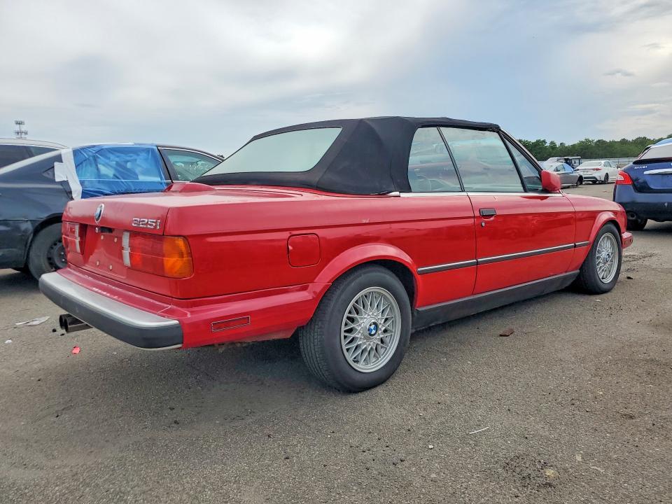 1987 BMW 3 series VIN WBABB2300H1942742 COPART salvage auction — WATER/FLOOD, Ny - Mv907A-Flood Salvage, sold $100 on 2026-07-29 (photo 3)
