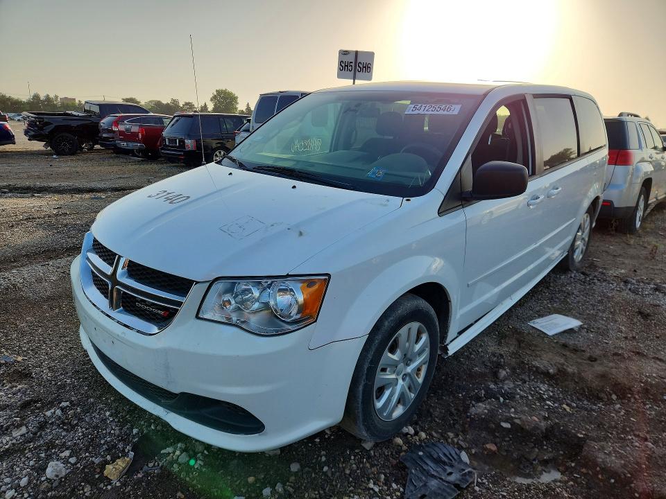 2016 Dodge Caravan VIN 2C4RDGBG7GR367928 COPART salvage auction — NORMAL WEAR, Il - Certificate Of Title, sold $550 on 2026-07-09 (photo 1)