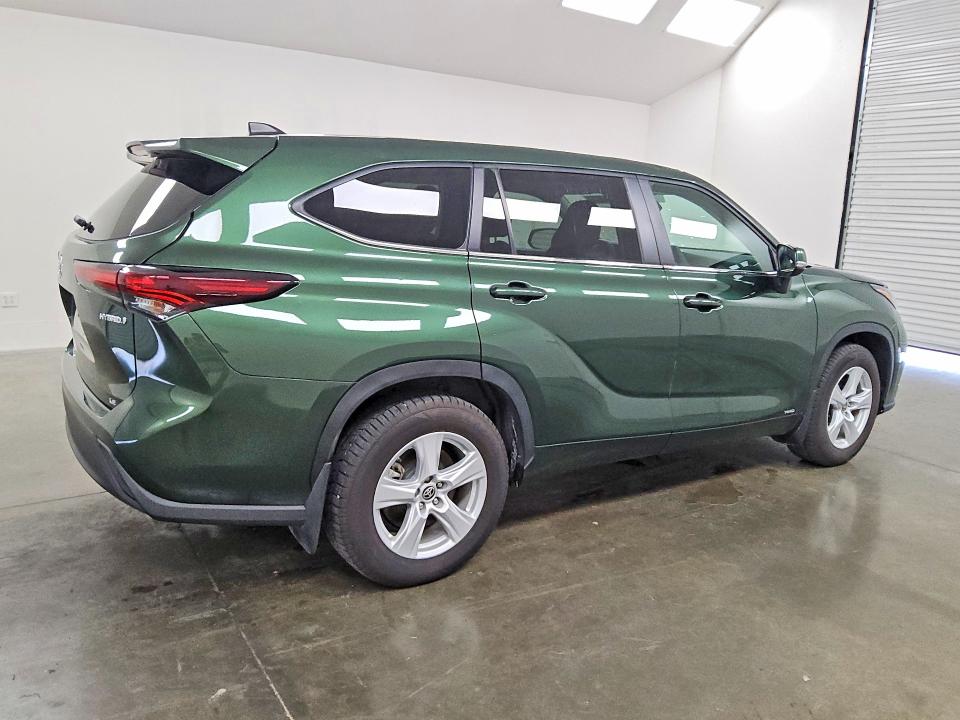 2024 Toyota Highlander hybrid VIN 5TDBBRCH5RS616117 COPART salvage auction — HAIL, Tx - Certificate Of Title, sold $15,600 on 2026-07-28 (photo 3)