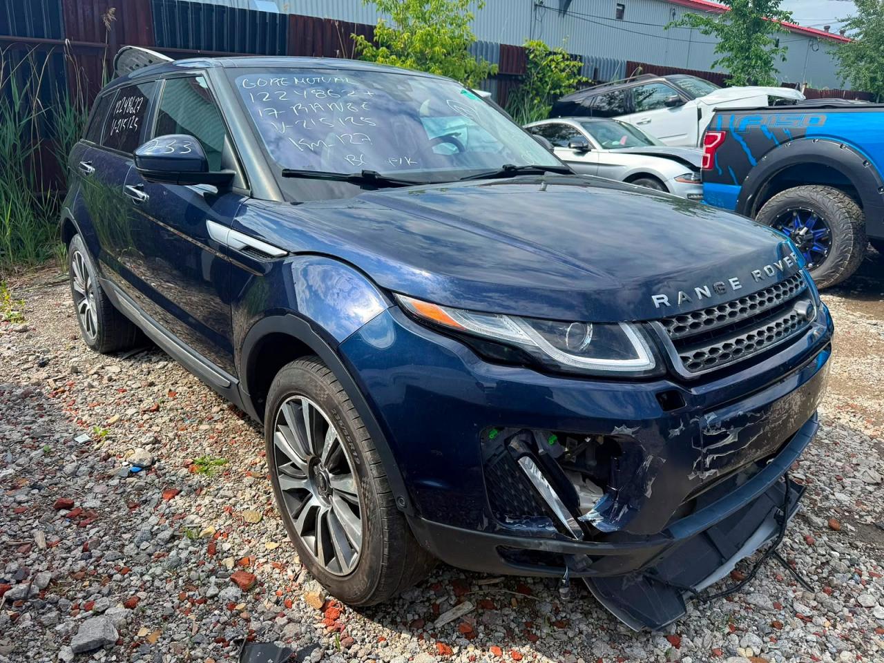 2017 Land Rover Range Rover Evoque VIN SALVR2BG9HH215125 COPART salvage auction — Front End, Ci - Salvage Title, sold $7,500 on 2026-08-18 (photo 1)
