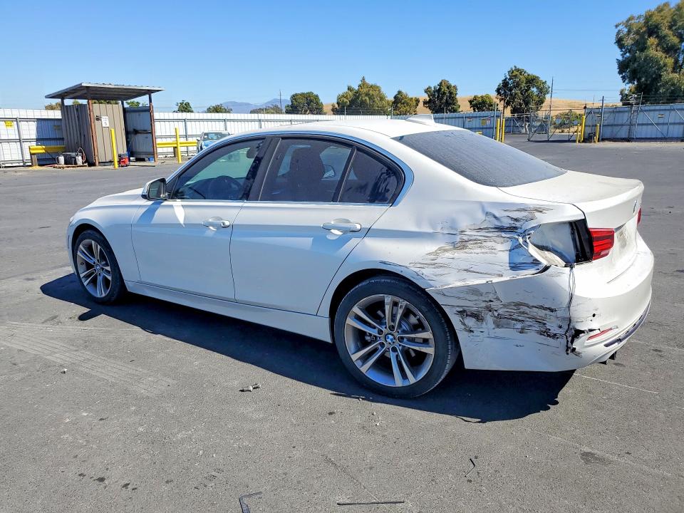 2017 BMW 3 series VIN WBA8B9G55HNU49818 COPART salvage auction — REAR END, CA - SALVAGE CERTIFICATE, sold $5,600 on 2026-07-20 (photo 2)