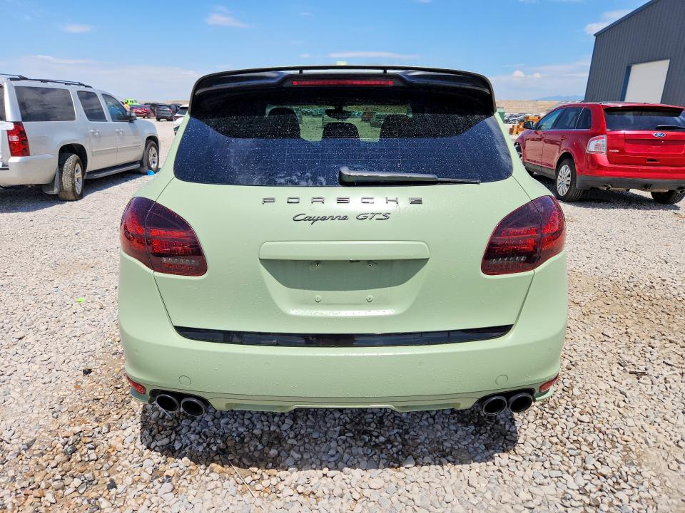 2014 Porsche Cayenne VIN WP1AD2A27ELA78087 COPART salvage auction — FRONT END, Ut - Salvage Certificate, sold $5,200 on 2026-08-28 (photo 6)