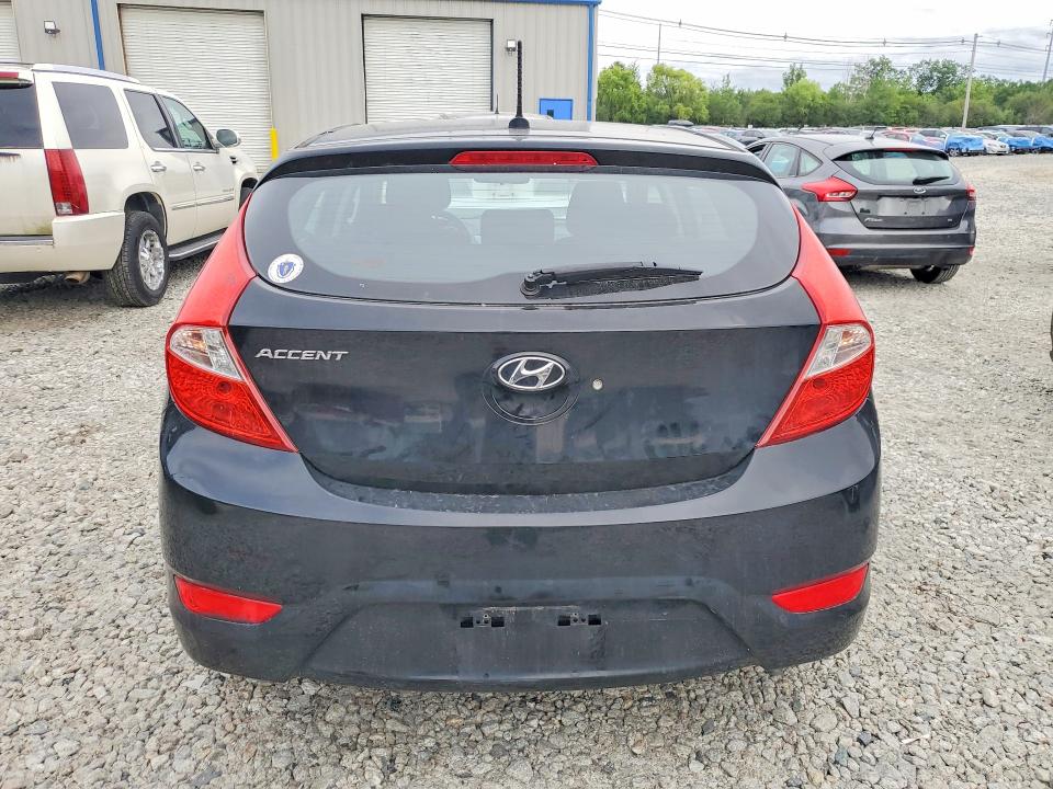 2012 Hyundai Accent VIN KMHCT5AE3CU022613 COPART salvage auction — MINOR DENT/SCRATCHES, MA - CERTIFICATE OF TITLE, sold $375 on 2026-07-30 (photo 6)