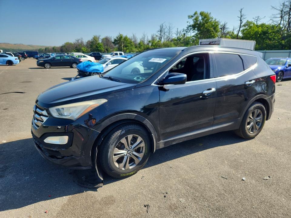 2014 Hyundai Santa fe VIN 5XYZU3LB0EG137337 COPART salvage auction — FRONT END, Ny - Mv-907A Salvage Certificate, sold $3,000 on 2026-07-20 (photo 1)