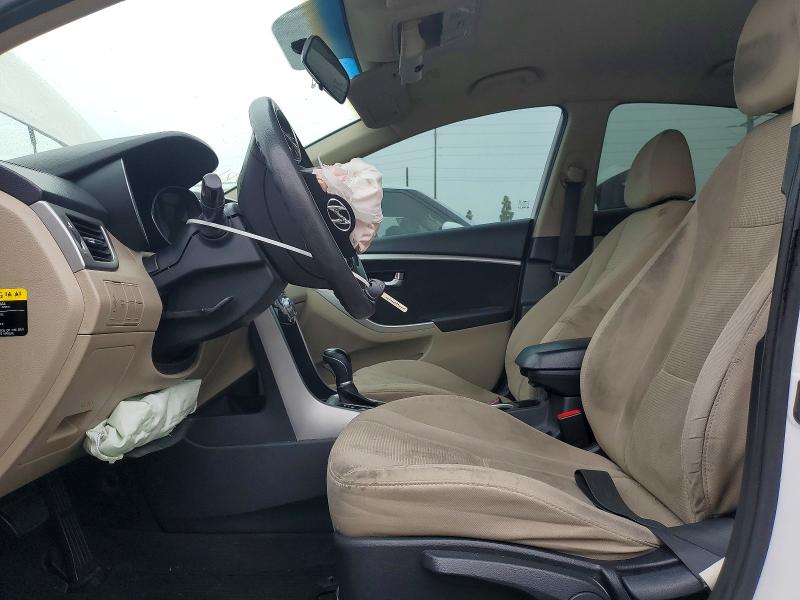2014 Hyundai Elantra VIN KMHD35LH5EU193586 COPART salvage auction — FRONT END, Ca - Salvage Certificate, sold $450 on 2026-07-16 (photo 7)