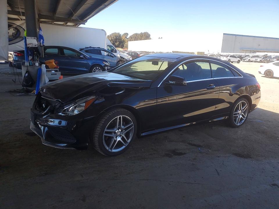 2016 Mercedes-benz E-klasse VIN WDDKJ6FB2GF335758 COPART salvage auction — FRONT END, Ca - Salvage Certificate, sold $775 on 2026-07-21 (photo 1)