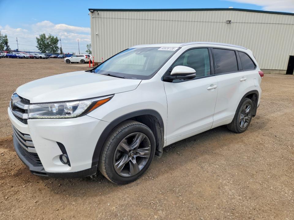 2017 Toyota Highlander VIN 5TDDZRFH8HS358139 COPART salvage auction — FRONT END, AB - BOS - ACTIVE, sold $14,600 on 2026-07-14 (photo 1)