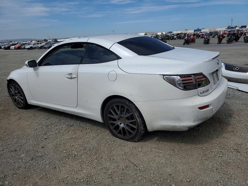 2010 Lexus Is 250c VIN JTHFF2C26A2509385 COPART salvage auction — FRONT END, CA - SALVAGE CERTIFICATE, sold $425 on 2026-07-28 (photo 2)