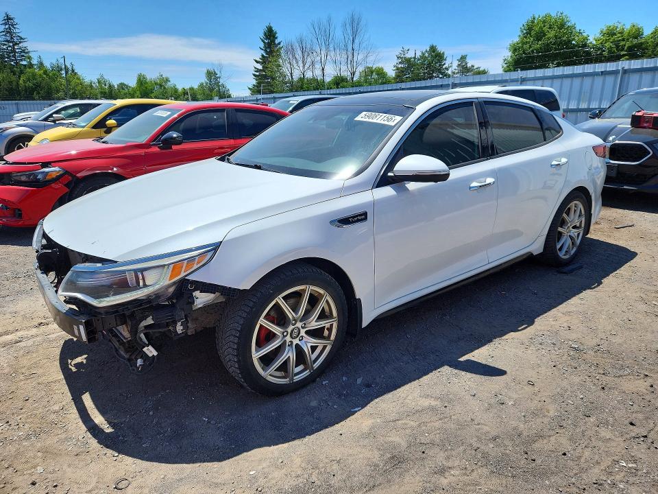 2016 Kia Optima VIN 5XXGV4L24GG019101 COPART salvage auction — FRONT END, ON - PERMIT SALVAGE, sold $1,600 on 2026-07-21 (photo 1)