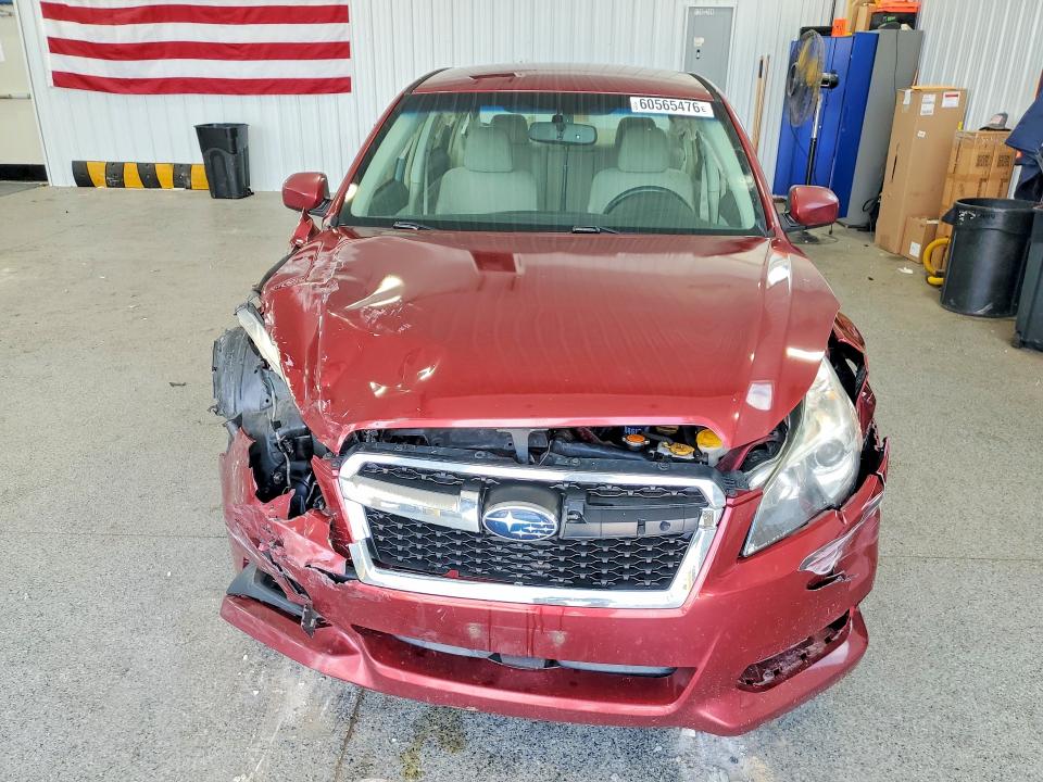2014 Subaru LEGACY VIN 4S3BMCC60E3008278 COPART salvage auction — FRONT END, Oh - Cert Of Title-Salvage, sold $425 on 2026-07-24 (photo 5)