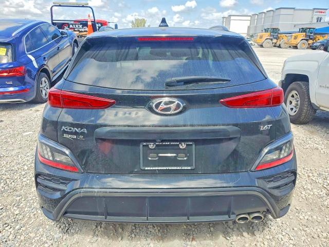 2022 Hyundai Kona VIN KM8K33A34NU868461 COPART salvage auction — FRONT END, Fl - Cert Of Title Slvg Rebuildable, sold $3,850 on 2026-07-27 (photo 6)