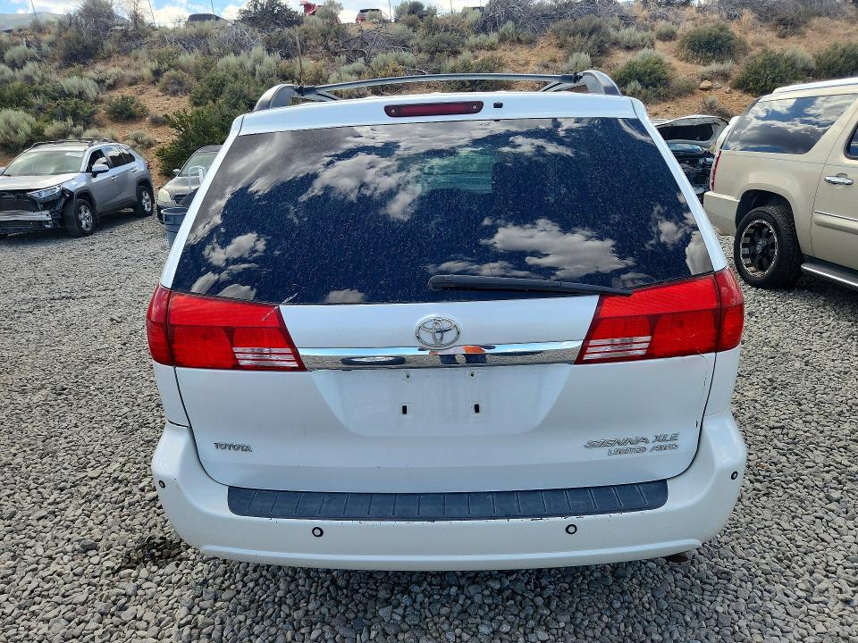 2004 Toyota Sienna VIN 5TDBA22C84S024784 COPART salvage auction — FRONT END, Ca - Certificate Of Title, sold $100 on 2026-07-09 (photo 6)