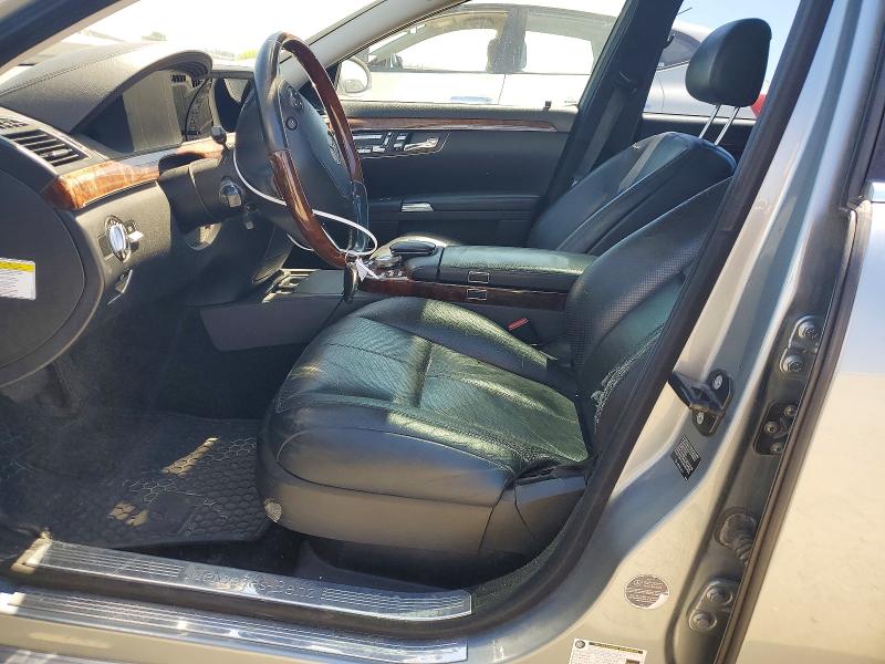 2007 Mercedes-benz S-klasse VIN WDDNG71X67A054161 COPART salvage auction — FRONT END, Ca - Salvage Certificate, sold $1,200 on 2026-07-21 (photo 7)