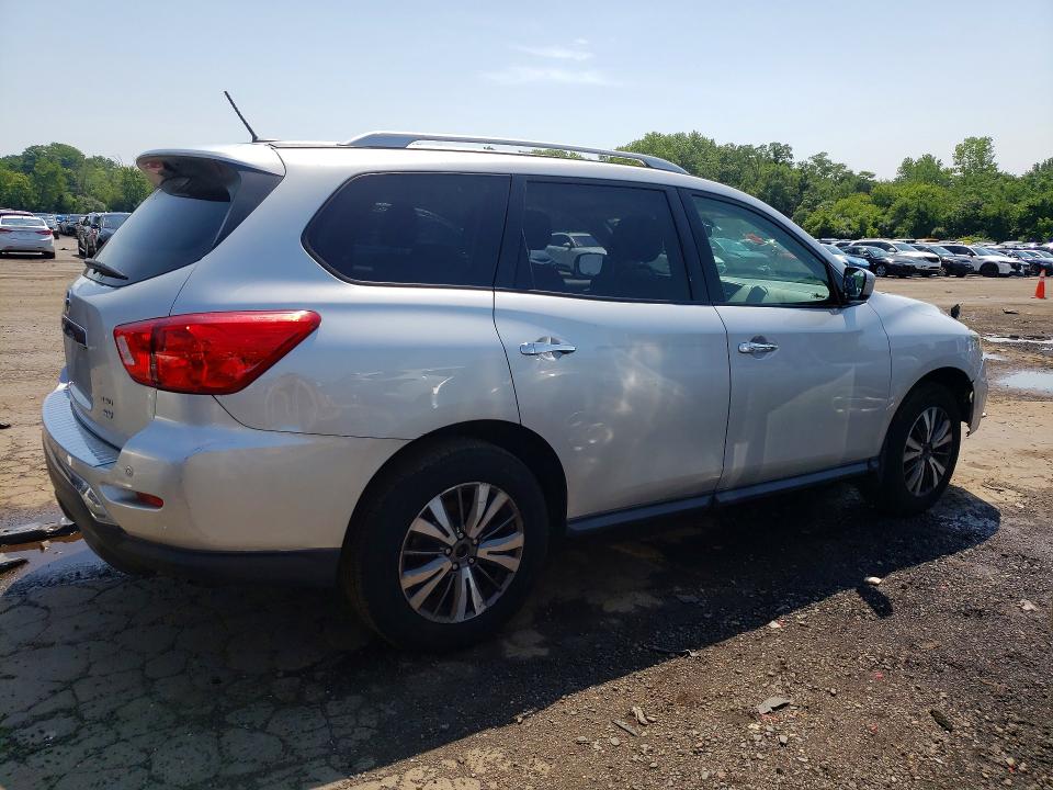 2017 Nissan Pathfinder VIN 5N1DR2MM0HC693190 COPART salvage auction — FRONT END, Ct - Cert Of Title-Rebuilt Salvage, sold $850 on 2026-07-31 (photo 3)