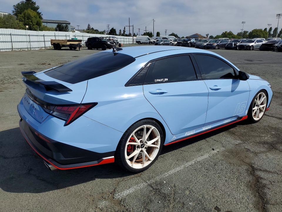 2025 Hyundai Elantra VIN KMHLW4DK7SU027668 COPART salvage auction — SIDE, Ca - Salvage Certificate, sold $10,000 on 2026-08-21 (photo 3)