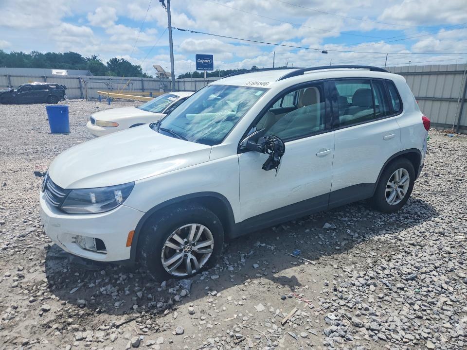 2016 Volkswagen Tiguan VIN WVGAV7AXXGW604880 COPART salvage auction — FRONT END, AL - CERT OF TITLE-SALVAGE TITLE (P), sold $2,150 on 2026-08-18 (photo 1)