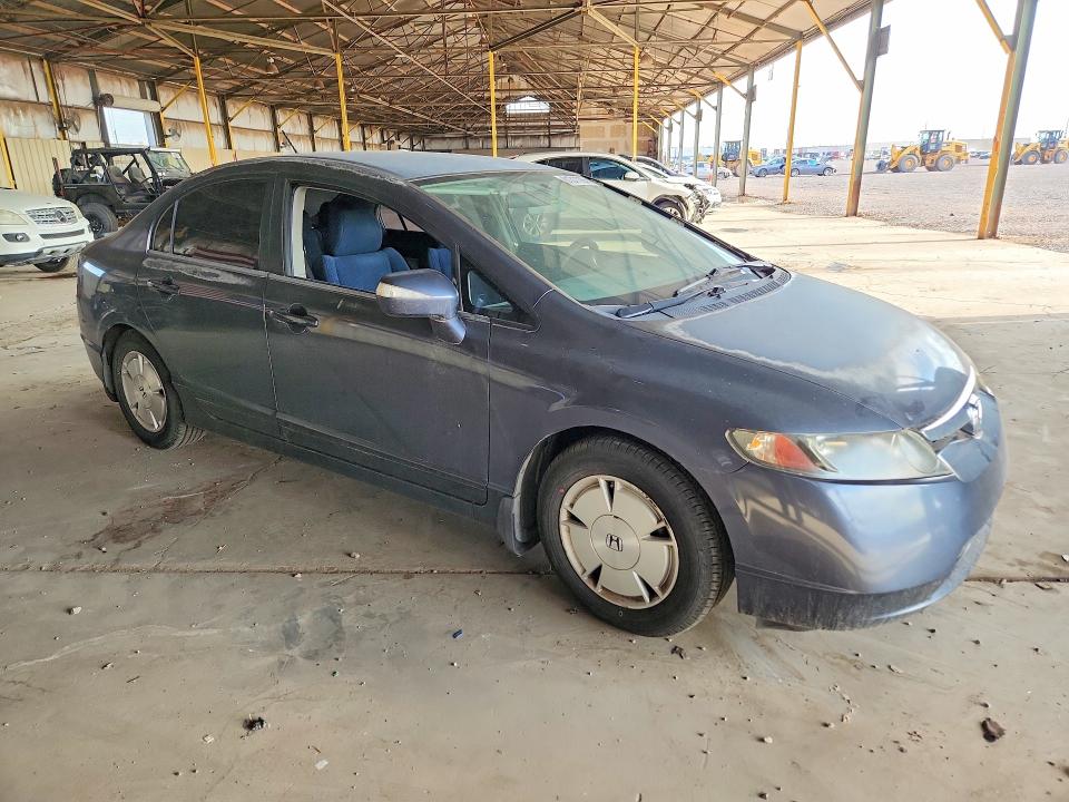 2008 Honda Civic hybrid VIN JHMFA36208S024007 COPART salvage auction — ROOF, AZ - CERTIFICATE OF TITLE, sold $800 on 2026-07-20 (photo 4)