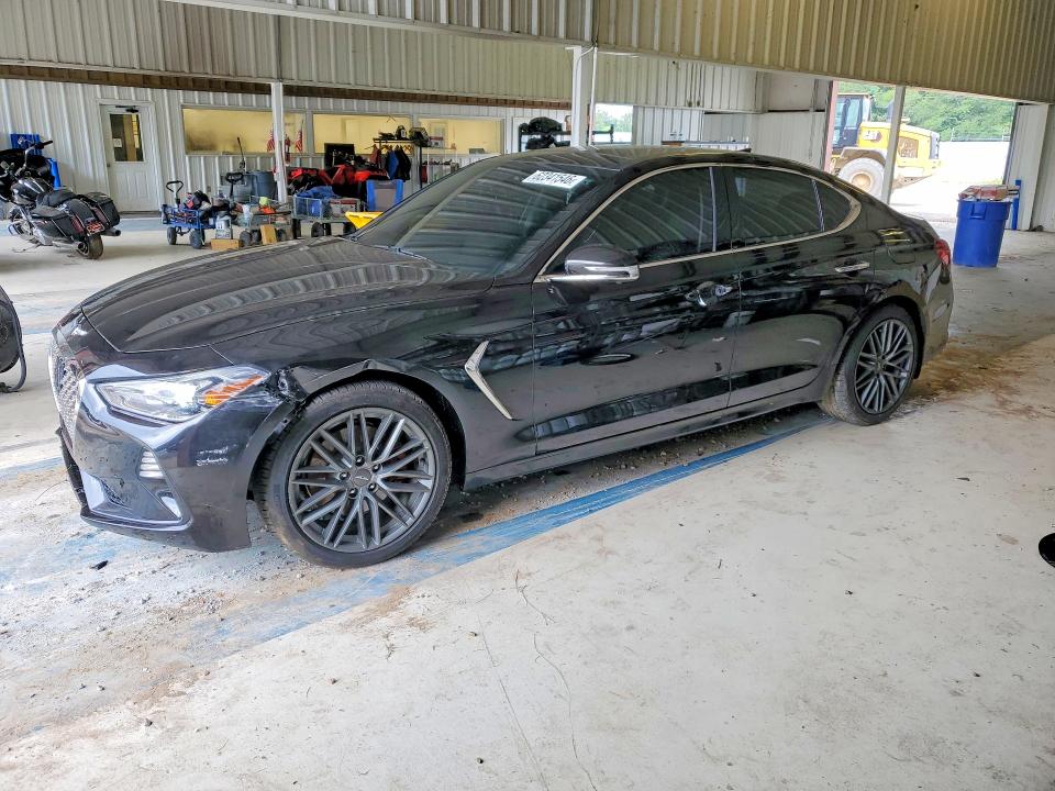 2019 Genesis G70 VIN KMTG44LA7KU024727 COPART salvage auction — FRONT END, Ms - Cert Of Title-Salvaged, sold $5,300 on 2026-09-23 (photo 1)