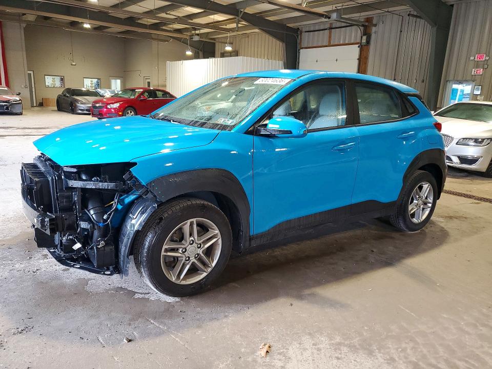 2023 Hyundai Kona VIN KM8K2CAB7PU977283 COPART salvage auction — FRONT END, PA - CERTIFICATE OF SALVAGE, sold $2,450 on 2026-07-22 (photo 1)