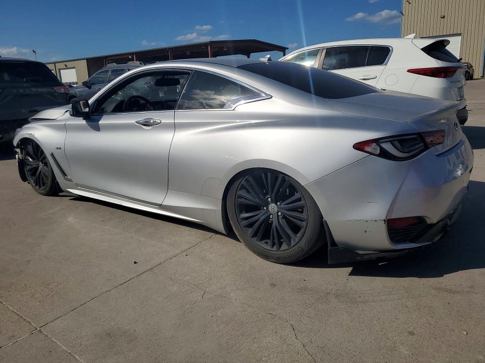2018 Infiniti Q60 VIN JN1EV7EK0JM341535 COPART salvage auction — FRONT END, Tx - Cert Of Title-Rebuilt Salvage, sold $3,000 on 2026-07-06 (photo 2)