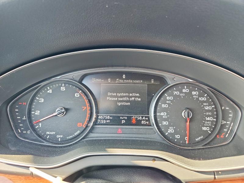 2022 Audi Q5 VIN WA1GAAFY8N2121525 COPART salvage auction — REAR END, Tx - Salvage Vehicle Title, sold $175 on 2026-07-30 (photo 9)
