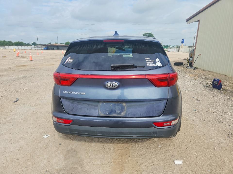 2017 Kia Sportage VIN KNDPM3AC9H7134666 COPART salvage auction — FRONT END, TX - SALVAGE VEHICLE TITLE (P), sold $250 on 2026-07-29 (photo 6)